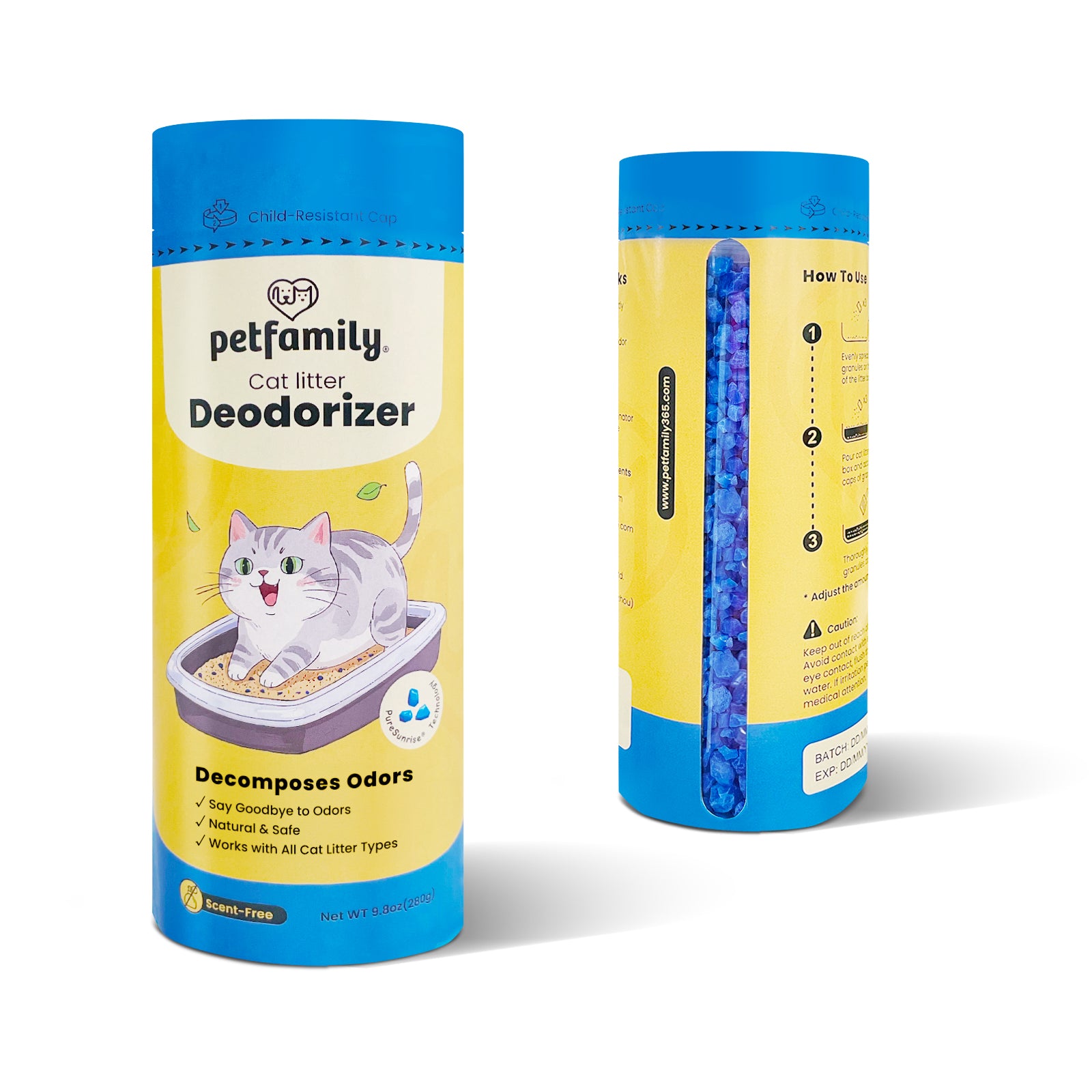 Fragrance Petkin Cat Litter Deodorizer Petfamily Space Capsule