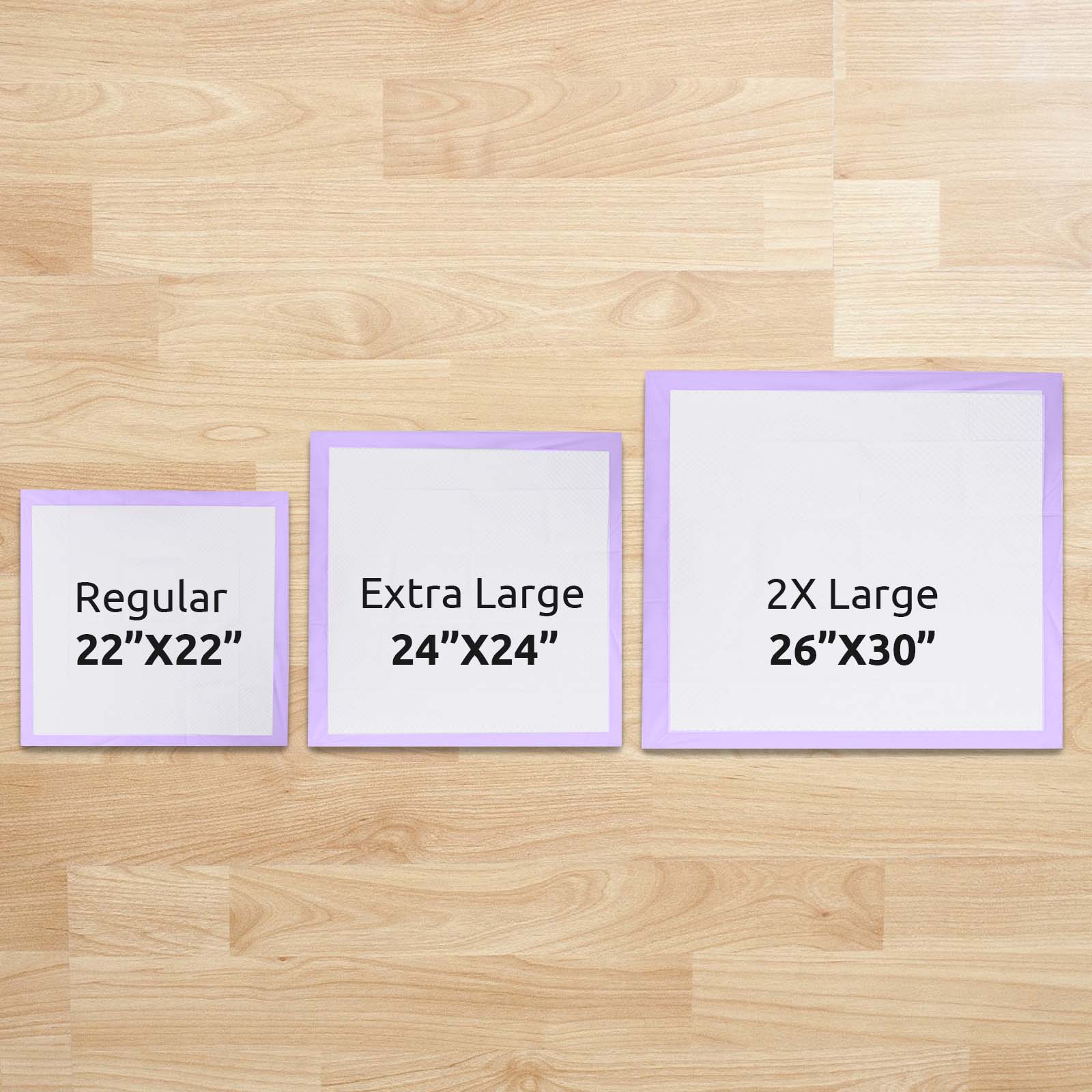 Dog Training Pads 26" x 30", 40 Pieces, XL, Lavender Scent - Super Absorbent