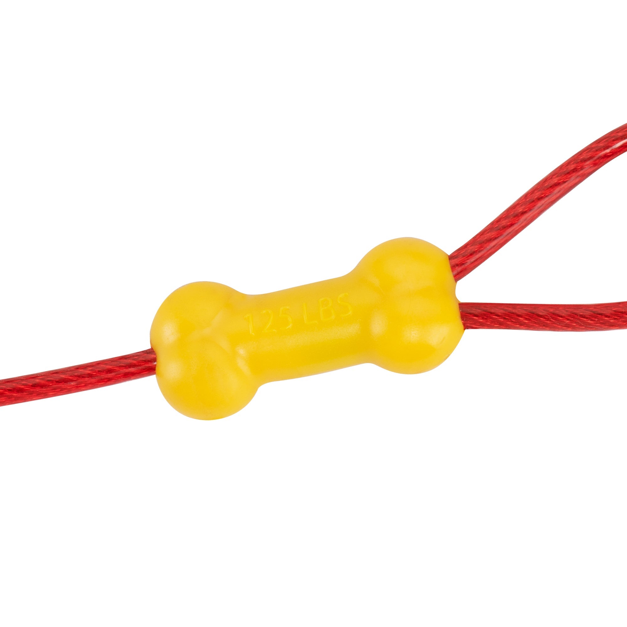 Reflective Vinyl-Covered Tie-Out Cable - Heavy Duty