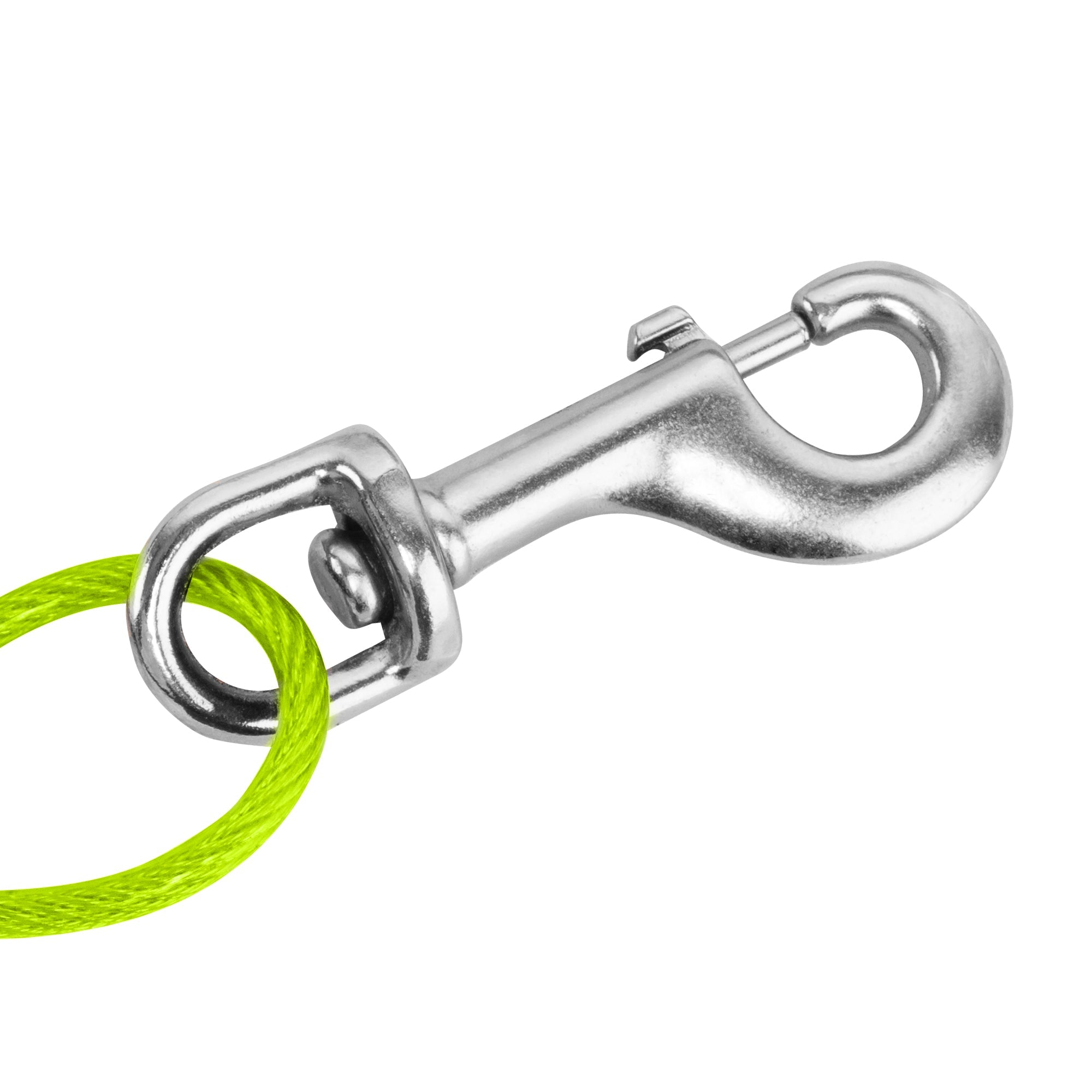 Reflective Vinyl-Covered Tie-Out Cable - Heavy Duty