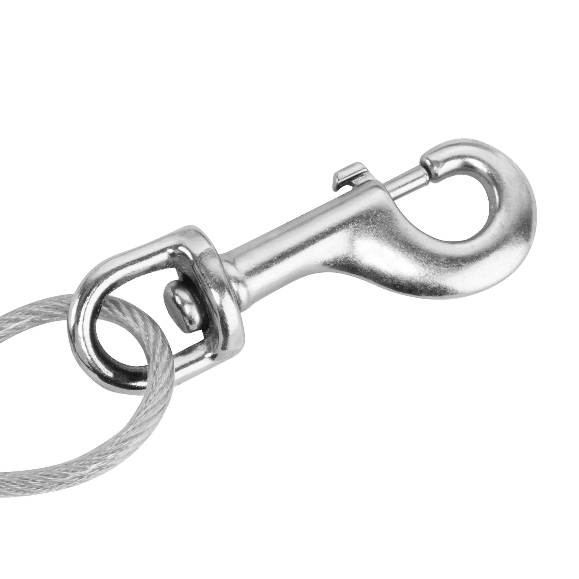 Reflective Vinyl-Covered Tie-Out Cable - Heavy Duty