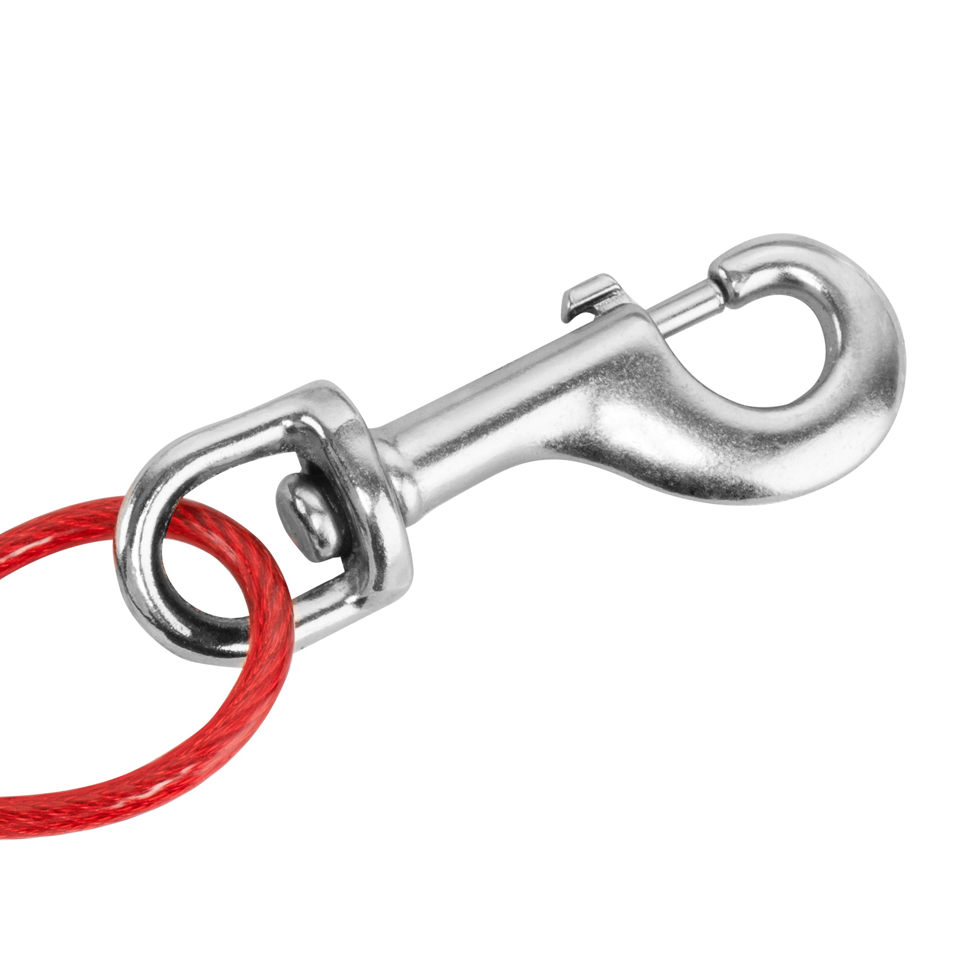 Reflective Vinyl-Covered Tie-Out Cable - Heavy Duty