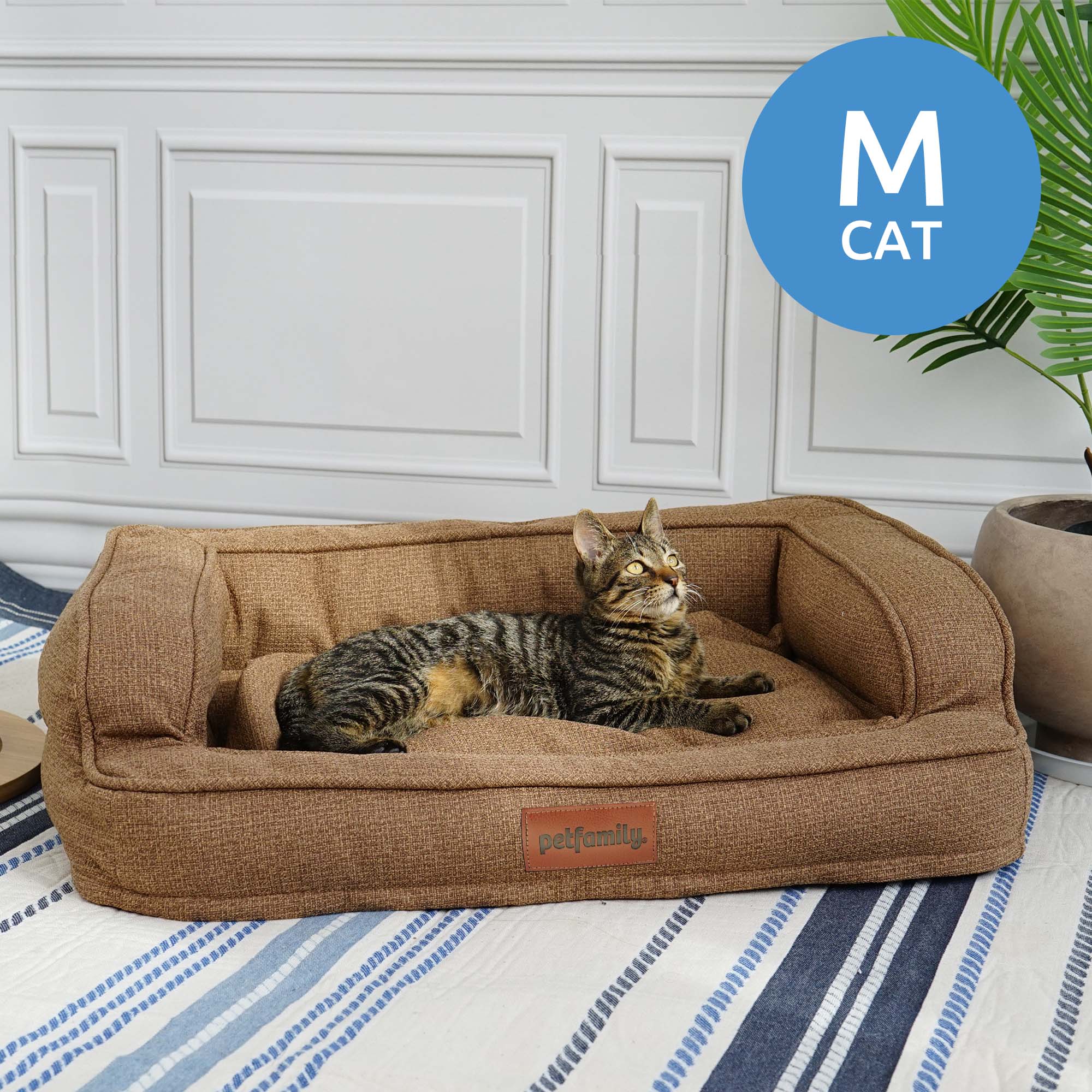 Luxury Dog Bed Cat Bed Pet Bed, Brown
