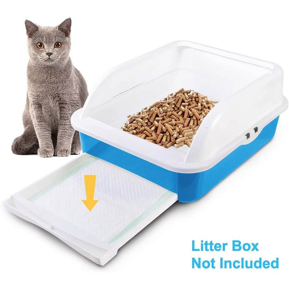 Cat Litter Box Pads 16.9” x 11.4” 40 Pieces - Quick Drying and Ultra Absorbent