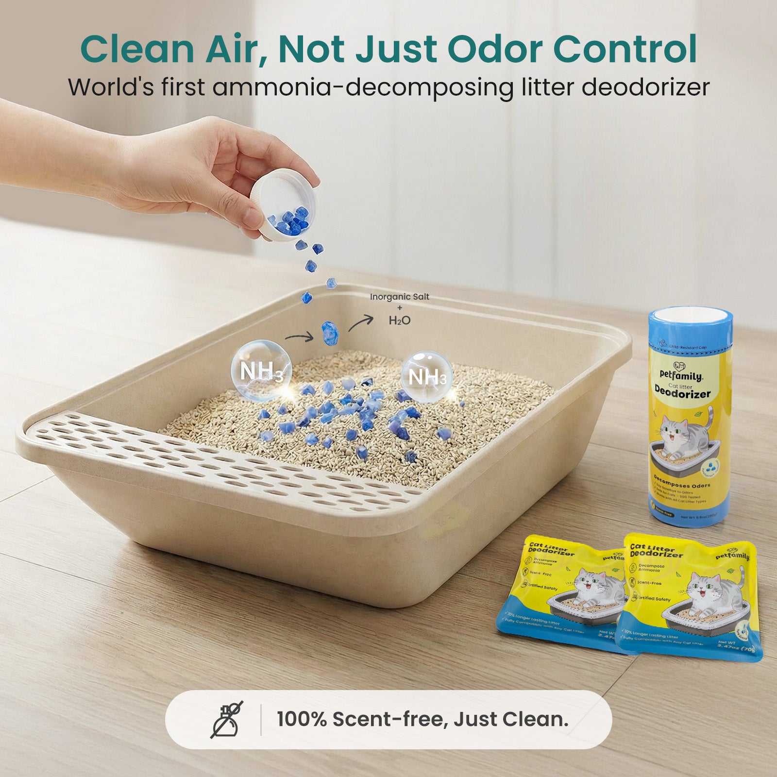 petfamily® 猫砂用消臭ビ-ズ