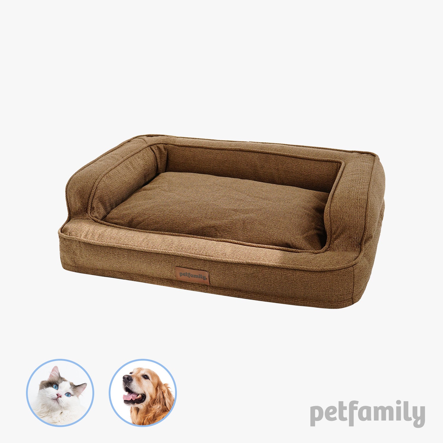 Luxury Dog Bed Cat Bed Pet Bed, Brown